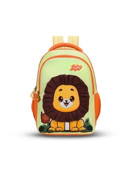 Skybags - Unisex Yellow-Orange Lion Mane Graphic Printed Backpack (4-5 Years)