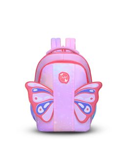 Skybags - Unisex Purple Butterfly Wings Printed Backpack (4-5 Years)
