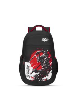 Skybags - Unisex Kenshi Samurai Black Graphic Printed Backpack (13-14 Years)