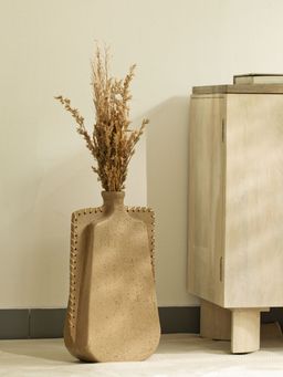 Ellementry - Niraan Ecomix Vase for Living Room and Home Decor with Cane (Tall)