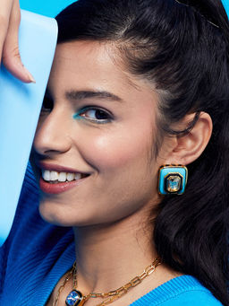 Isharya - Kefi Resin Studs In 18K Gold Plated