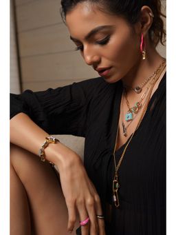 Isharya - Nut & Bolt Charm 18kt Gold Plating