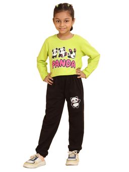 Trampoline - Multi-Color Cotton Blend T-Shirt with Joggers