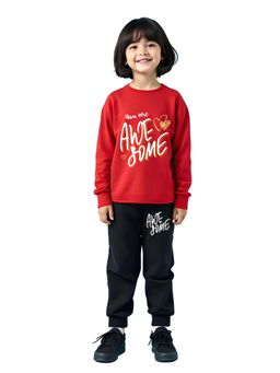 Trampoline - Multi-Color Cotton Blend T-Shirt with Joggers