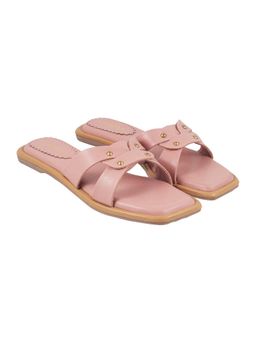 LAZERA SHOES - Pink Effortless Everyday Casual Square Toe Flats