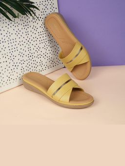 LAZERA SHOES - Yellow Ultimate Comfort Casual Round Toe Flats