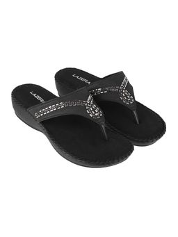 LAZERA SHOES - Black Classic Luxe Formal Round Toe Flats