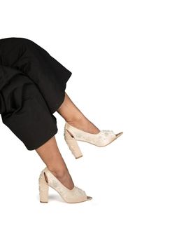 RETTROSE - The Moonpetal Grace Hand Embellished Luxury Heel