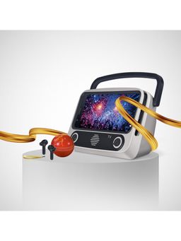 FINGERS - Gifting Combo - Yorker TWS Earbuds (Cherry Red) - My-Own-TV (MOT) Portable Speaker