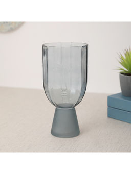 HomeTown - Glass Vase in Smoky Colour