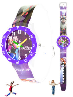 Spiky - Purple Disney Frozen Analog Watch (3-4 Years)