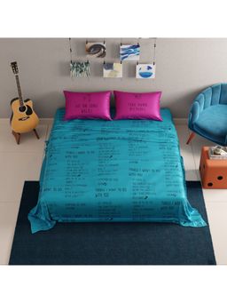 QuirkLoom - Things I Want To Do Double Bedsheet with 2 Pillow Covers