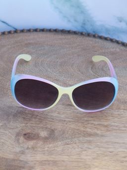 DukieKooky - Unisex Sky Blue & Black Uv Protected Oval Sunglasses -DKSG563D (4-7 Years)