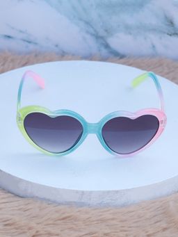 DukieKooky - Unisex Blue & Black Uv Protected Cat-Eye Sunglasses -DKSG566A (4-7 Years)