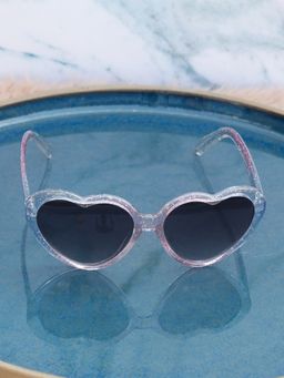 DukieKooky - Unisex Pink & Black Uv Protected Cat-Eye Sunglasses -DKSG566C (4-7 Years)