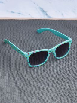 DukieKooky - Unisex Blue & Black Uv Protected Wayfarer Sunglasses -DKSG569D (4-7 Years)