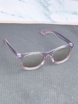 DukieKooky - Unisex Pink & Grey Uv Protected Wayfarer Sunglasses -DKSG569E (4-7 Years)