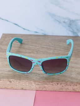 DukieKooky - Unisex Blue & Black Uv Protected Wayfarer Sunglasses -DKSG571D (4-7 Years)