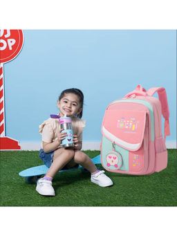 Tinytot - Pink 22 Litre School Backpack For Kids (3-12 Years)