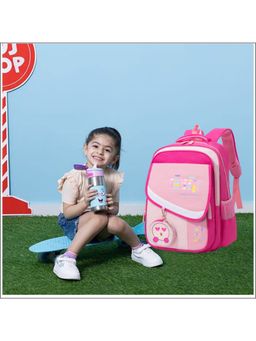 Tinytot - Pink 22 Litre School Backpack For Kids (3-12 Years)