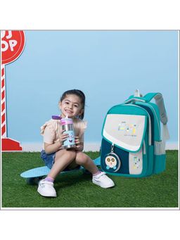 Tinytot - Teal 22 Litre School Backpack For Kids (3-12 Years)