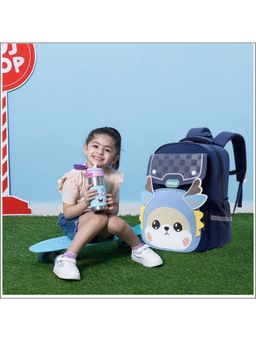 Tinytot - Navy Blue 22 Litre School Backpack For Kids (3-12 Years)