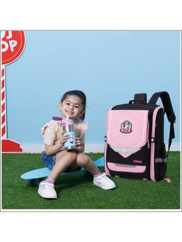 Tinytot - Black 22 Litre School Backpack For Kids (3-12 Years)