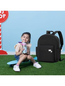 Tinytot - Black 12 Litre Play School Backpack For Kids (3-12 Years)