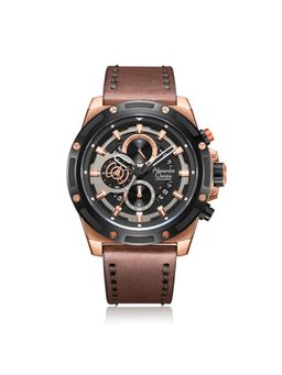 Alexandre Christie - AC 6506 MCL Chronograph Watch for Men - Brown