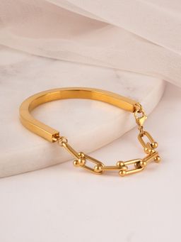 Palmonas - Half Link and Solid Bracelet for Women