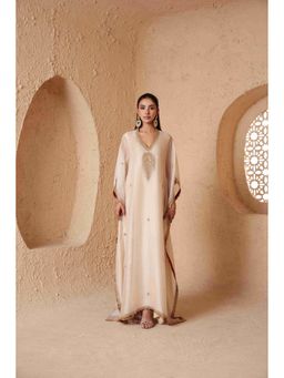 Label Niti Bothra - Mehrang Ivory Kaftan with Inner