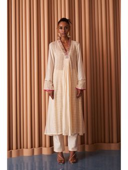 Rishi & Vibhuti - Mary Ivory Kurta with Pant