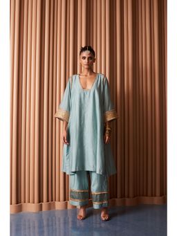 Rishi & Vibhuti - Caroline Blue Kurta with Pant