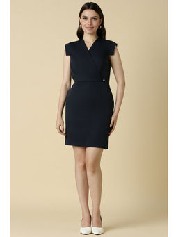 Allen Solly - Women Black Solid Formal Dress