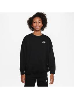 Nike - Sportswear Youth Kids Black Club Fleece Sweatshirt