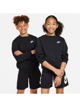 Nike - Sportswear Youth Kids Black Club Fleece Sweatshirt