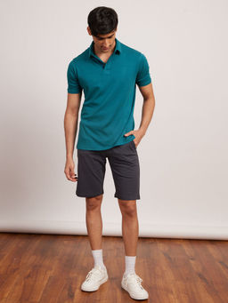 Creatures of Habit - Pima Jersey Shorts- Charcoal