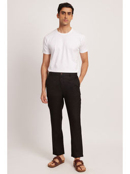 Creatures of Habit - Linen Easy Pants- Midnight Black