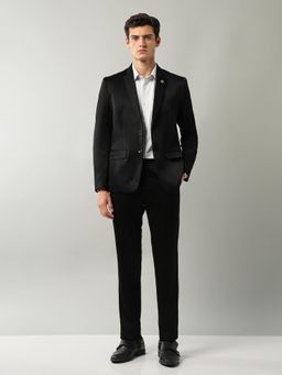 AD By Arvind - Black Tailored Fit Two Piece Suit