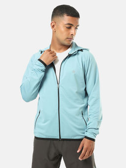 CULT - Blue Mens Hooded Jacket Soft and Durable