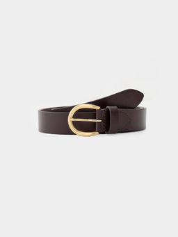 Femmella - Dark Brown Timeless Leather Belt