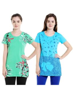 Bodycare - Bodyactive Pack Of 2 Women'S Tshirt - Multi-Color
