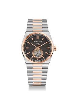 Mathey-Tissot - Open Heart Automatic Black Dial Analog Watch For Men -EF118ATRS (Medium)