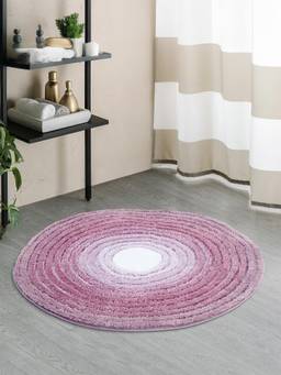OBSESSIONS - Blush Anti-Skid TPR Backing Polyester Bath Mat (M)