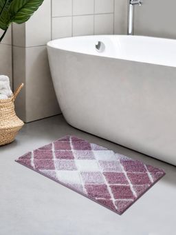 OBSESSIONS - Blush Anti-Skid TPR Backing Polyester Bath Mat
