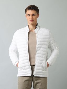 Arrow Sports - Solid White Full Sleeves Jacket