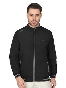 Cantabil - Men Solid Black Casual Reversible Jacket