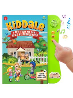 Kiddale - Intelligence Musical Sound Book|My First Book of Things at Home & Family