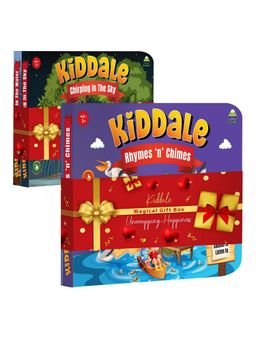 Kiddale - Pack of 3: Rhymes N Chimes Sound Book + 2 Non-Sound Board Books