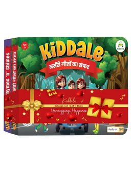 Kiddale - 2-Pack Rhymes n Chimes and Hindi Nursery Rhyme Musical Interactive Sound Book